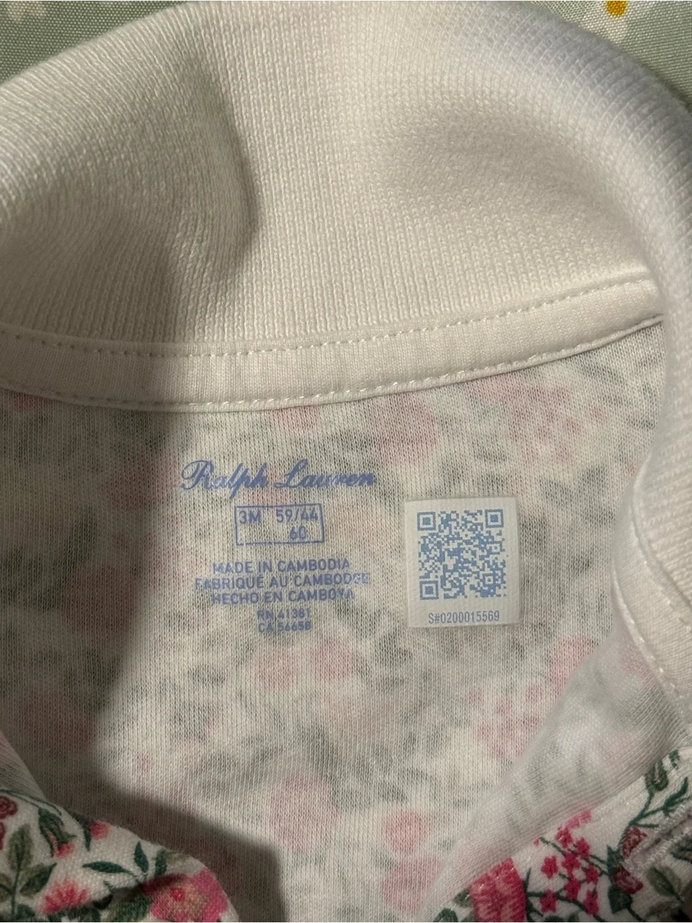Polo Ralph Lauren Baby Girl Floral Dress & Bloomer Set – 3M